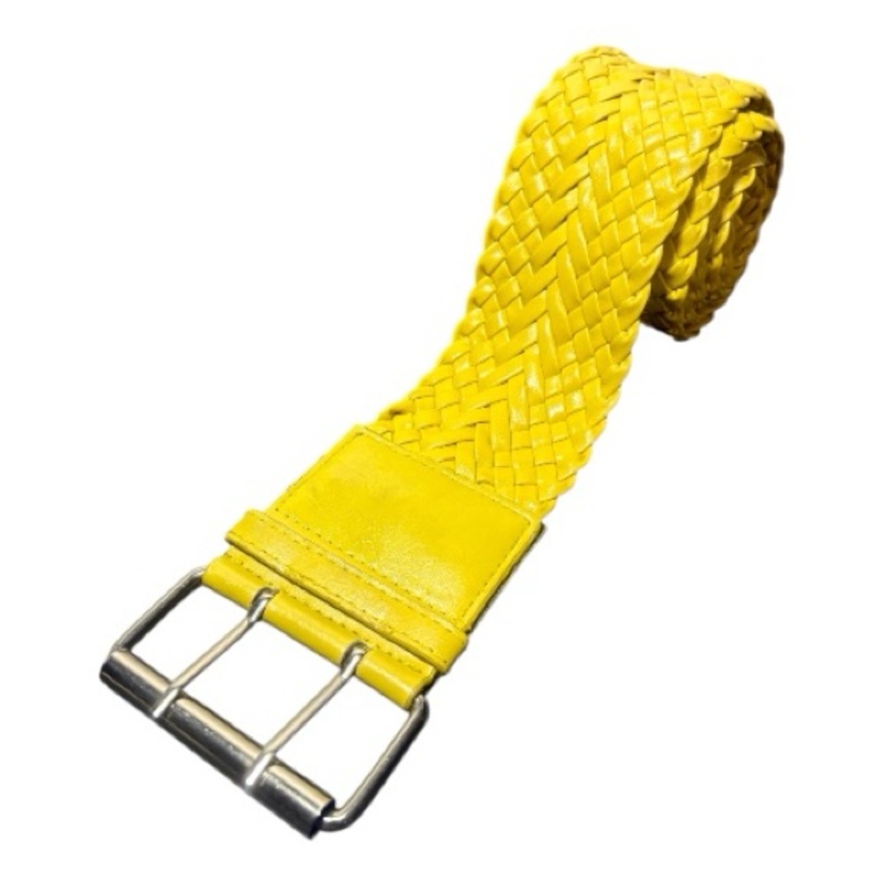 Yellow Braided Belt
